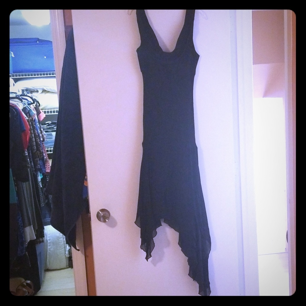 Black cocktail dress